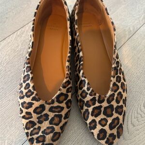 Sezane Matilda Leopard Print Women's Flats
